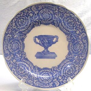 Spode Blue Room Transfer 10" Plate Warwick Vase (82602)